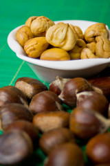 Cooked chestnut fruit