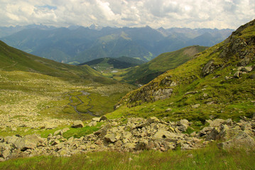 Fototapeta na wymiar Furglerwanderung - hiking to mountain Furgler 55