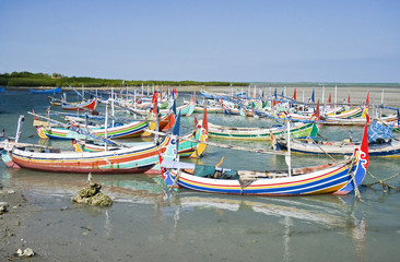 Fototapeta na wymiar Fishing harbor