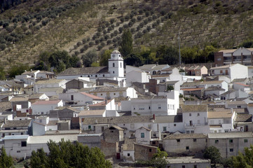 Fototapeta premium Vista general del municipio de Píñar 03