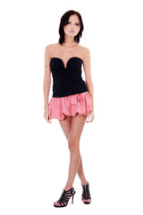 Full length portrait of an attractive woman