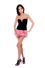 Full length portrait of an attractive woman