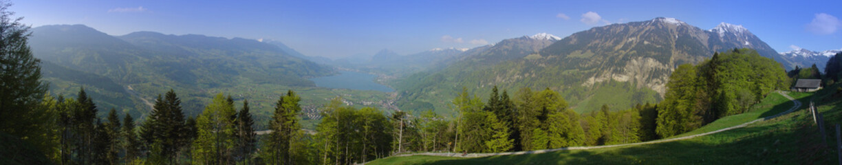 Obraz premium Panorama nad Obwalden