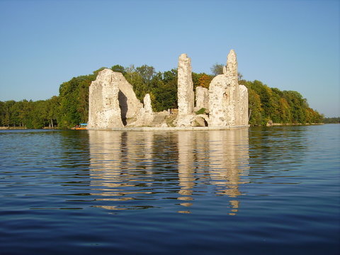 Ruins of Koknese castle (Latvia)