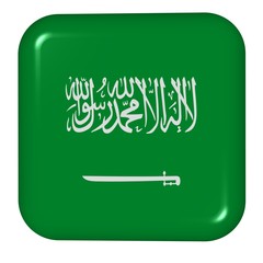 button in colors of Saudi Arabia