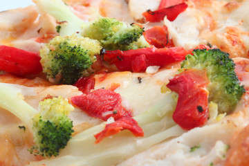 Close up of pizza
