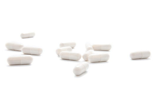 white capsules