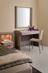 Beautiful and modern bedroom interior design.