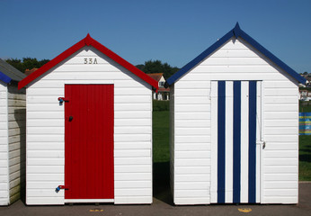 beach huts