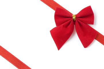 Day Valentine red ribbon Christmas decoration