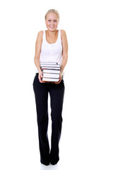 Fototapeta premium Full length portrait of a student