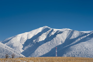 GSM tower in mountains