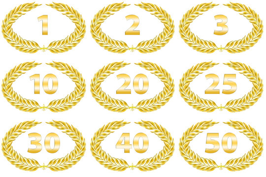 jubil&auml;um lorbeerkranz ehrung geburtstag