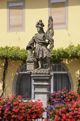 Floriansbrunnen in Gerolzhofen - obrazy, fototapety, plakaty
