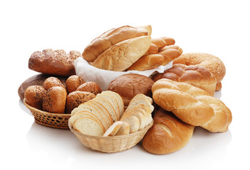Heap of different bread