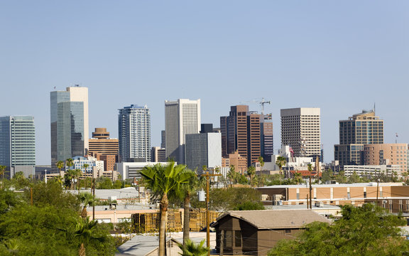 City of Phoenix Downtown, AZ © EuToch