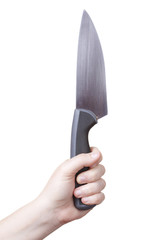 isolated knife