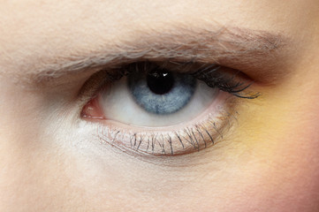 Obraz premium girl's eye zone make-up