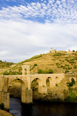 Fototapeta premium Roman bridge, Alcantara, Caceres Province, Extremadura, Spain