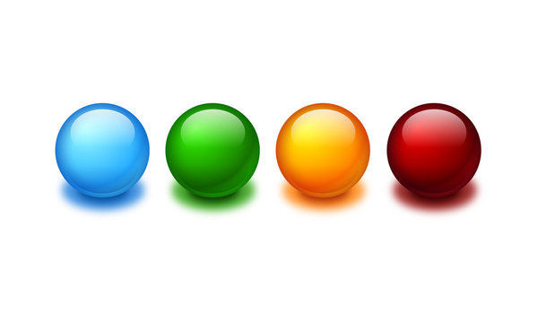 coloured balls