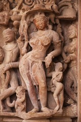 bas relief de parvathi khajuraho