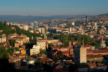 Fototapeta na wymiar Sarajevo, Bosnia and Herzegovina - cityscape
