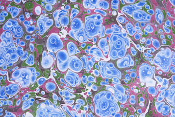 Marbled paper artwork background