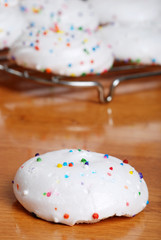 Meringue Cookie With More On Cooling Rack