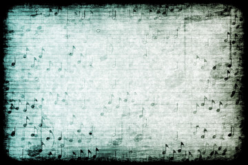 Music Themed Abstract Grunge Background
