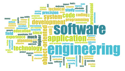 Obraz premium Software Engineering