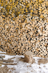Firewood, soon spring.