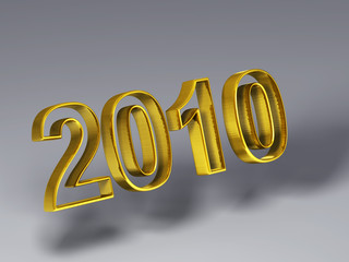 Logo 2010 en or