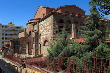 Fototapeta premium Agios Dimitrios church, Thessaloniki, Macedonia, Greece
