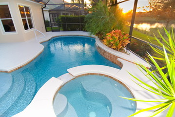 Modern pool