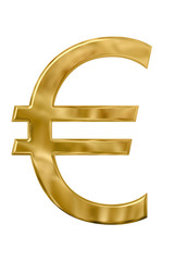 Gold Euro Sign
