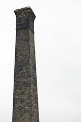 Single brick smoke stack