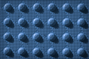 Blue Repeat Knob Pattern