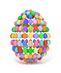 Ei aus bunten Eiern 3