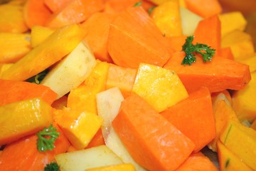 Kürbis geschnitten 1