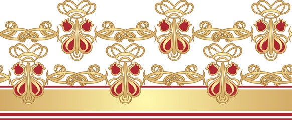 Gothic ornament for frame. Vector