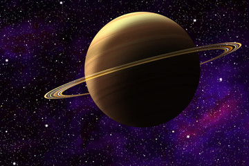 Obraz na płótnie Canvas 土星のイラスト
