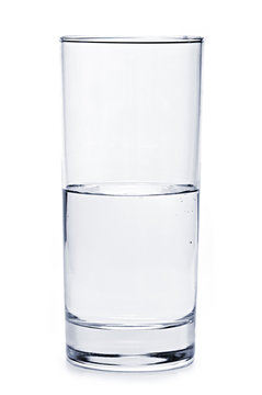 Half Full Glass Of Water