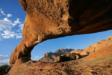 Granite arch, Spitzkoppe, Namibia, southern Africa