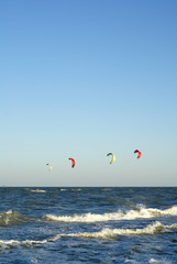 Kite boarders