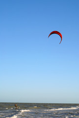 Kite riding