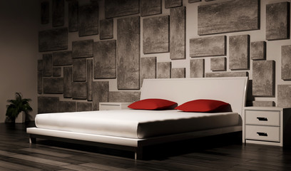 Schlafzimmer 3d