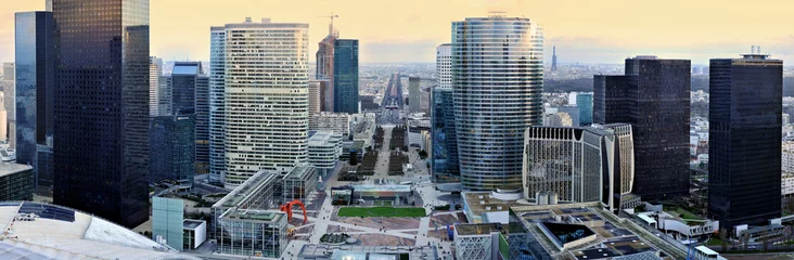 Fotobehang Stitched Panorama paris © Tilio & Paolo