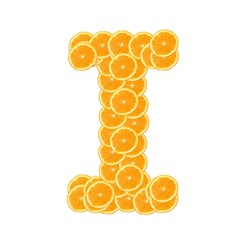 orange fruit alphabet