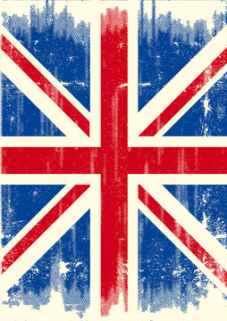 UK grunge flag