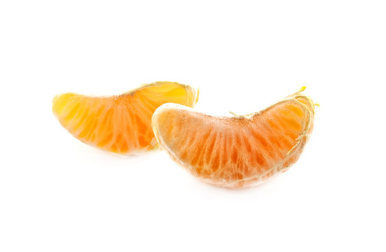 Two parts of tangerine